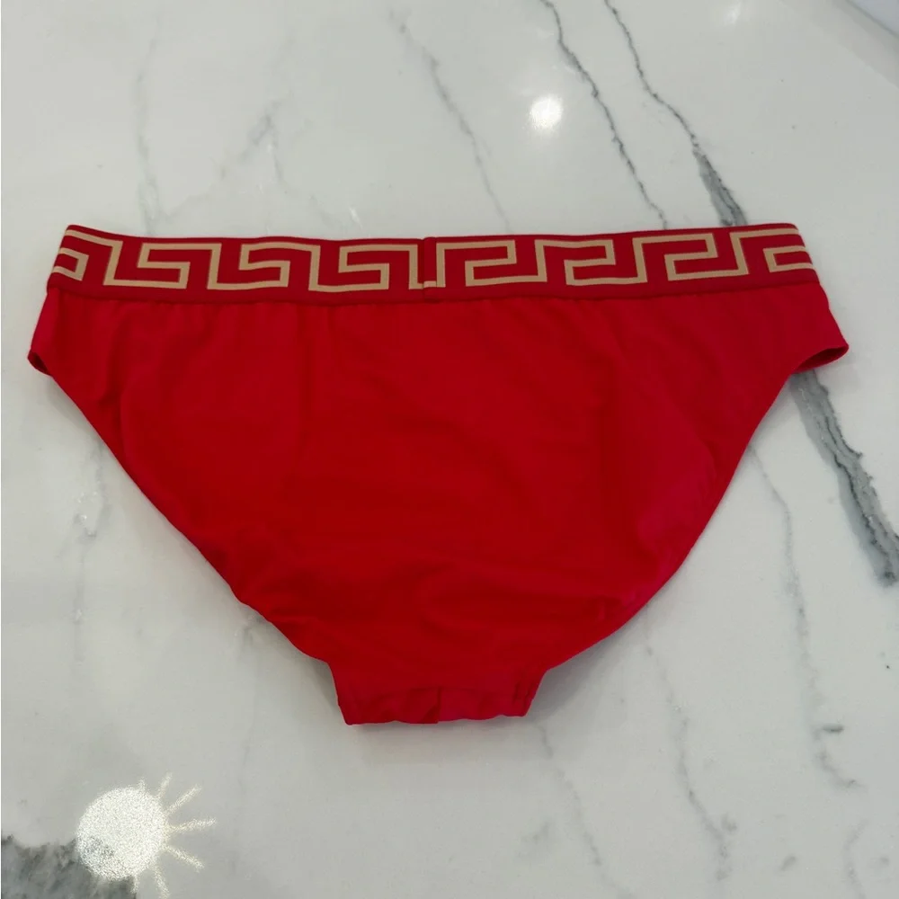 Versace Greca Border Swim Briefs